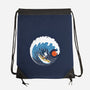 Big Wave Adventure-None-Drawstring-Bag-erion_designs