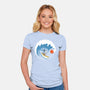 Big Wave Adventure-Womens-Fitted-Tee-erion_designs