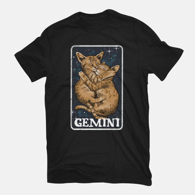 Gemini Cat-Womens-Fitted-Tee-zascanauta