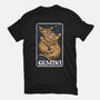 Gemini Cat-Womens-Fitted-Tee-zascanauta