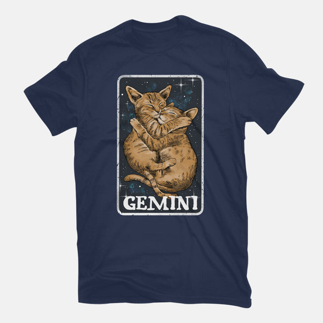Gemini Cat-Womens-Fitted-Tee-zascanauta