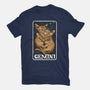 Gemini Cat-Womens-Fitted-Tee-zascanauta