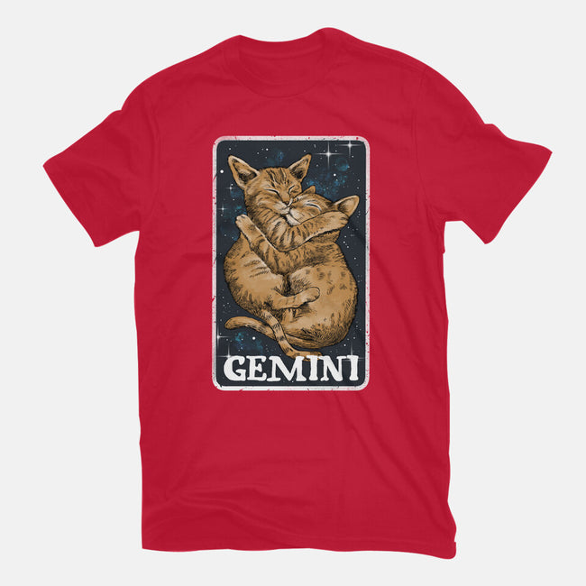 Gemini Cat-Womens-Fitted-Tee-zascanauta