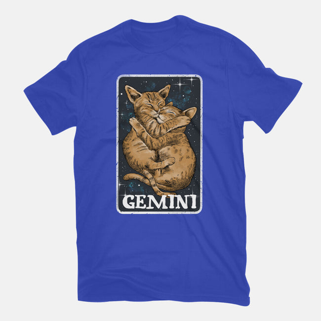 Gemini Cat-Womens-Fitted-Tee-zascanauta