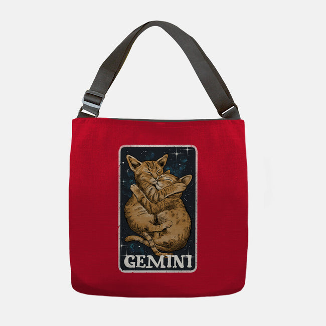 Gemini Cat-None-Adjustable Tote-Bag-zascanauta