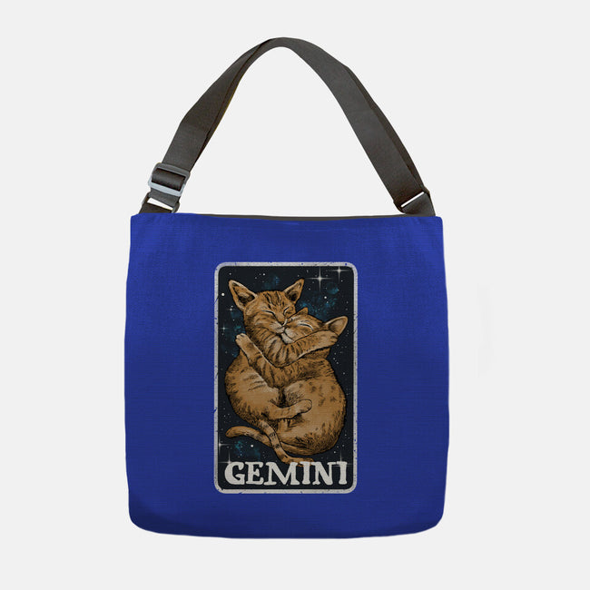 Gemini Cat-None-Adjustable Tote-Bag-zascanauta