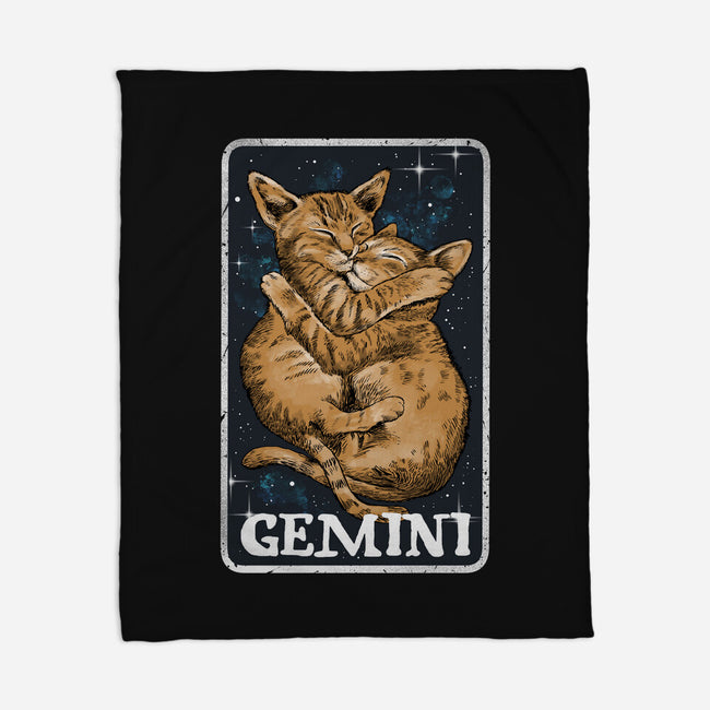 Gemini Cat-None-Fleece-Blanket-zascanauta