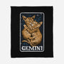 Gemini Cat-None-Fleece-Blanket-zascanauta