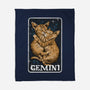 Gemini Cat-None-Fleece-Blanket-zascanauta