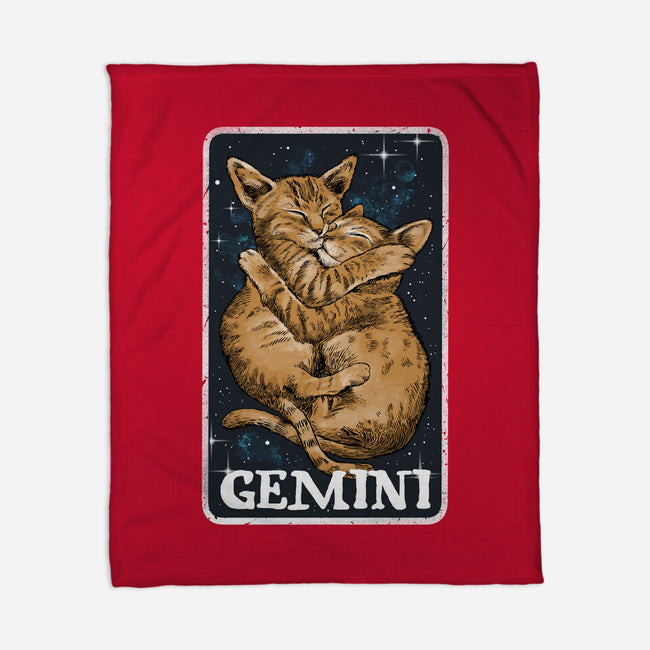 Gemini Cat-None-Fleece-Blanket-zascanauta