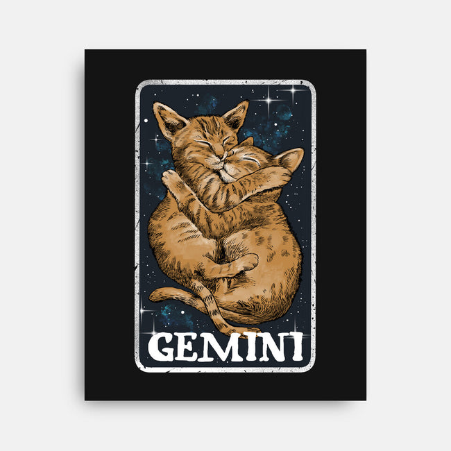 Gemini Cat-None-Stretched-Canvas-zascanauta