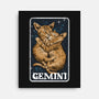 Gemini Cat-None-Stretched-Canvas-zascanauta