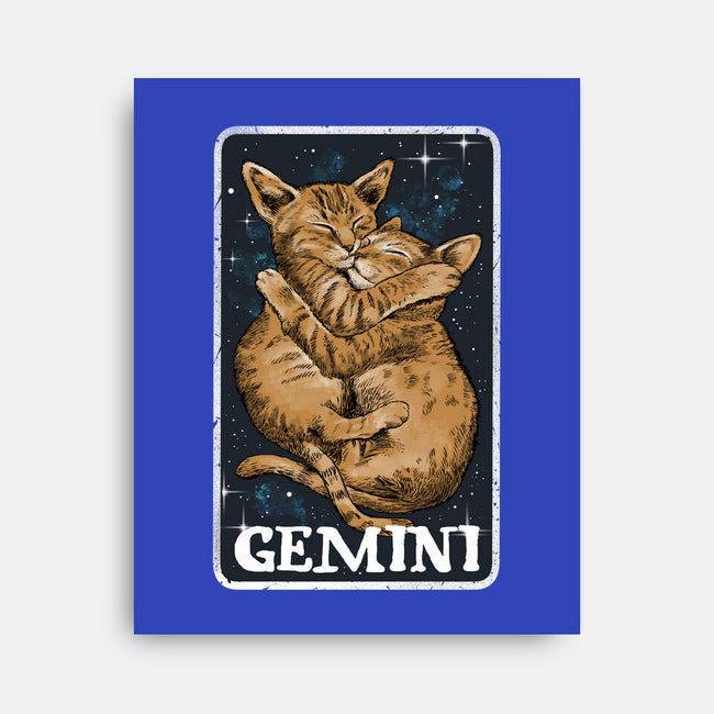 Gemini Cat-None-Stretched-Canvas-zascanauta