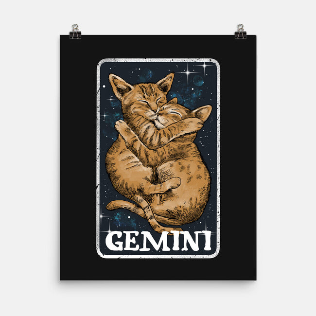 Gemini Cat-None-Matte-Poster-zascanauta