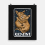 Gemini Cat-None-Matte-Poster-zascanauta
