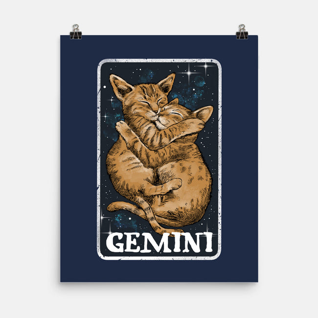 Gemini Cat-None-Matte-Poster-zascanauta