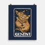 Gemini Cat-None-Matte-Poster-zascanauta