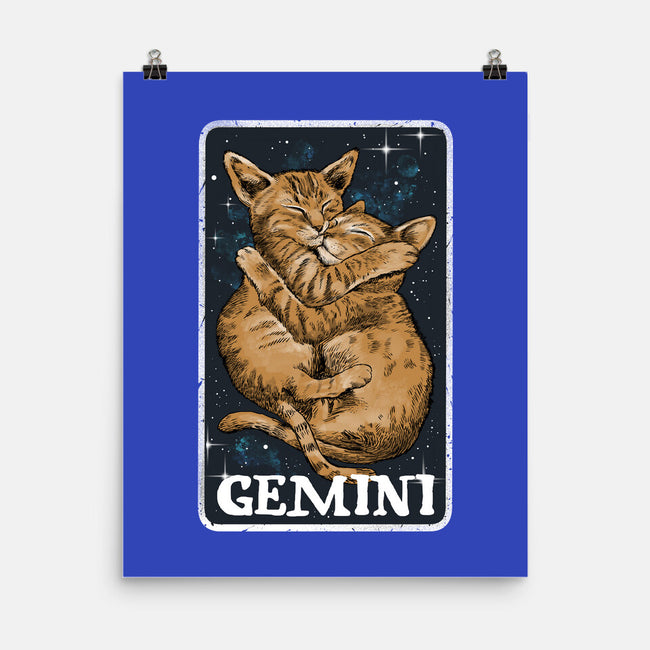 Gemini Cat-None-Matte-Poster-zascanauta