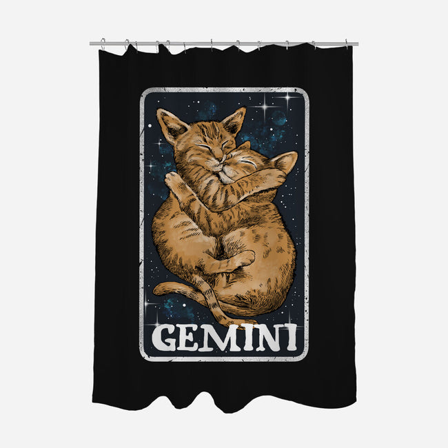 Gemini Cat-None-Polyester-Shower Curtain-zascanauta