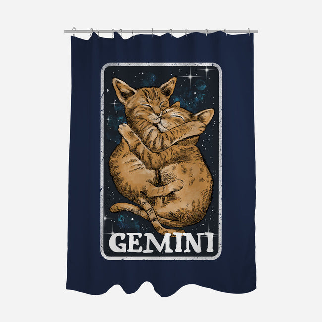 Gemini Cat-None-Polyester-Shower Curtain-zascanauta