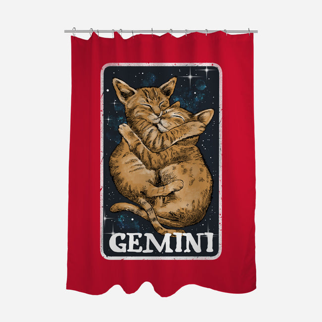Gemini Cat-None-Polyester-Shower Curtain-zascanauta