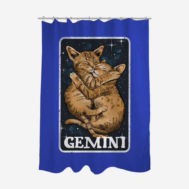 Gemini Cat-None-Polyester-Shower Curtain-zascanauta