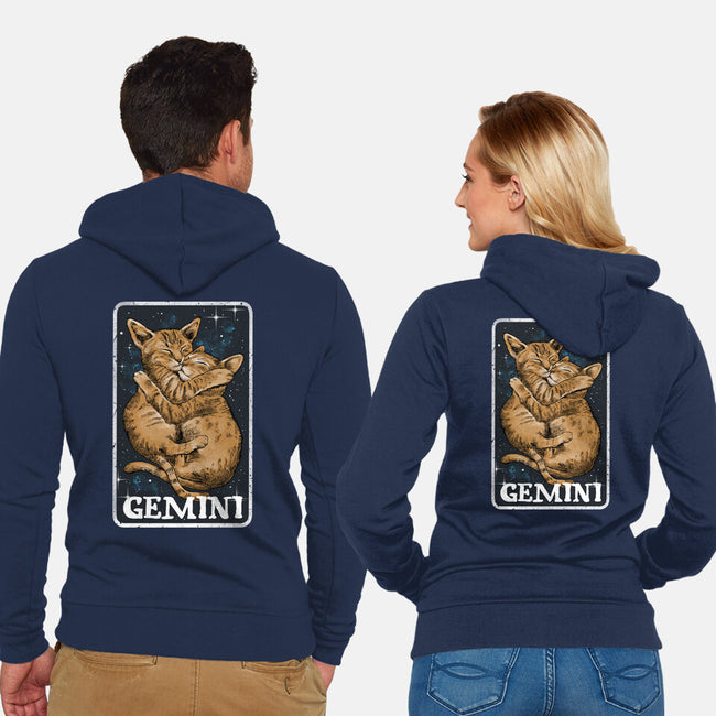Gemini Cat-Unisex-Zip-Up-Sweatshirt-zascanauta