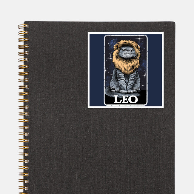 Leo Cat-None-Glossy-Sticker-zascanauta