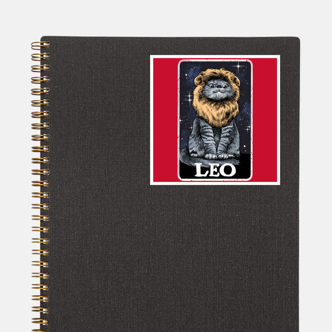 Leo Cat-None-Glossy-Sticker-zascanauta