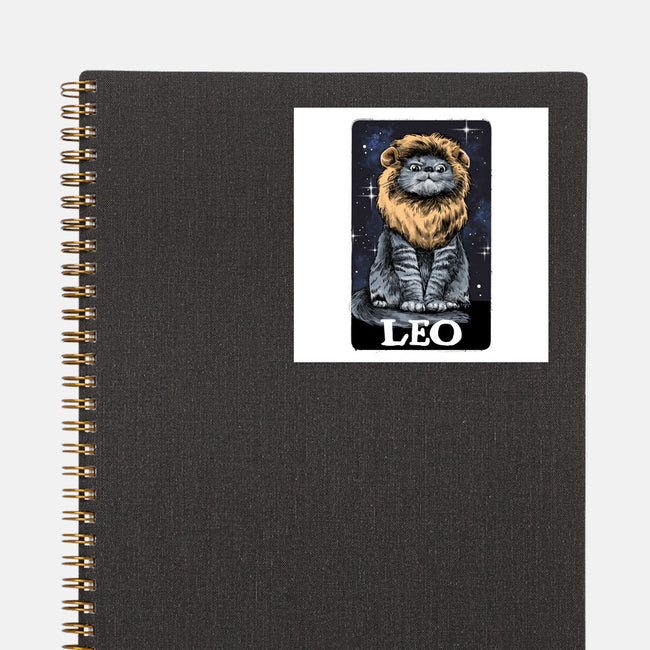 Leo Cat-None-Glossy-Sticker-zascanauta