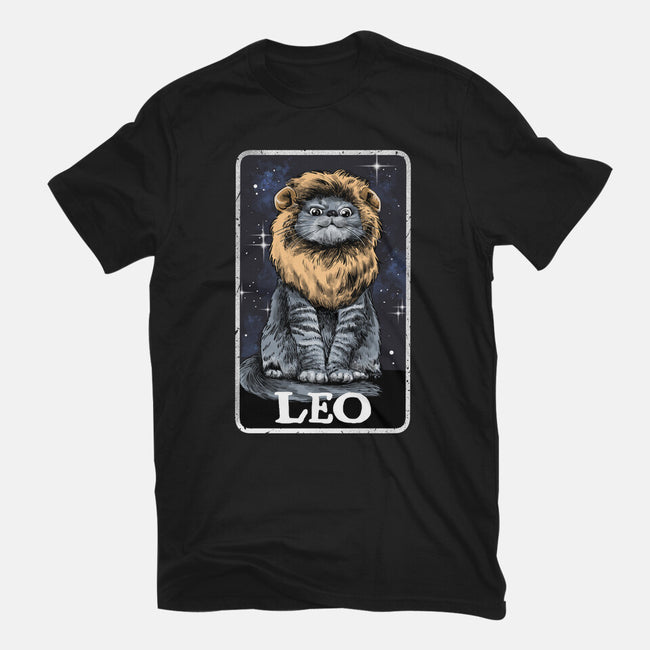 Leo Cat-Womens-Fitted-Tee-zascanauta