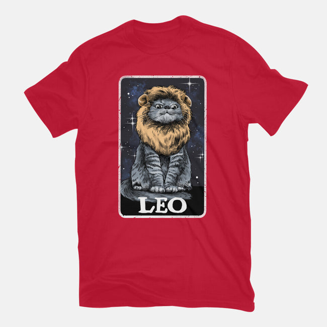 Leo Cat-Womens-Fitted-Tee-zascanauta
