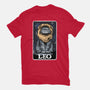 Leo Cat-Womens-Fitted-Tee-zascanauta