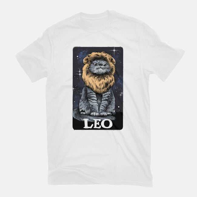 Leo Cat-Womens-Basic-Tee-zascanauta