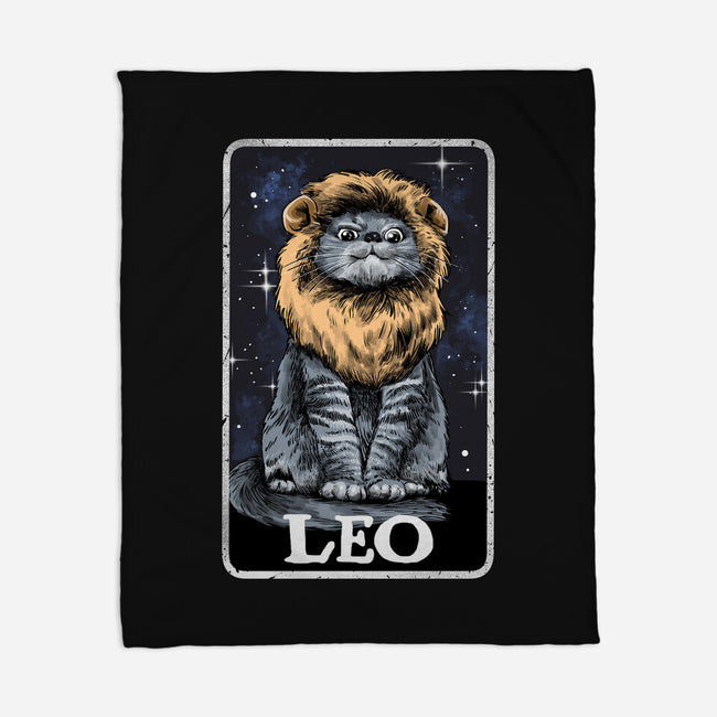Leo Cat-None-Fleece-Blanket-zascanauta