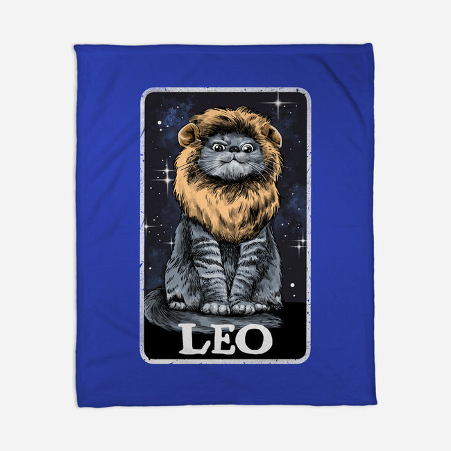 Leo Cat-None-Fleece-Blanket-zascanauta