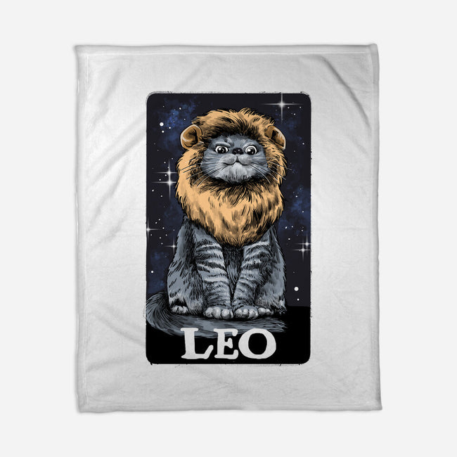 Leo Cat-None-Fleece-Blanket-zascanauta