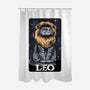 Leo Cat-None-Polyester-Shower Curtain-zascanauta