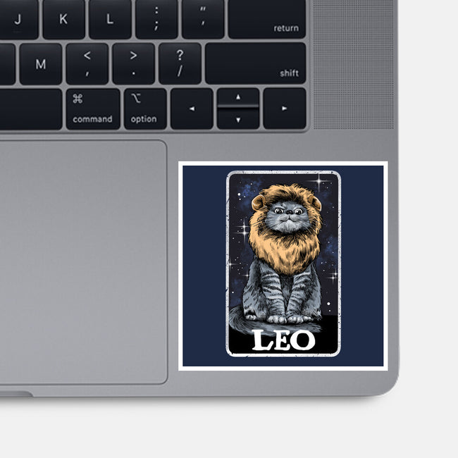 Leo Cat-None-Glossy-Sticker-zascanauta