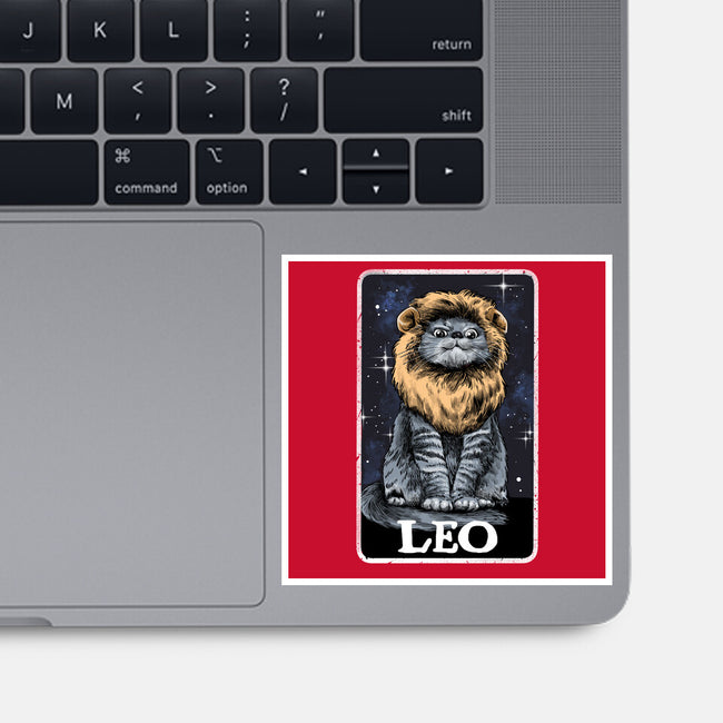 Leo Cat-None-Glossy-Sticker-zascanauta