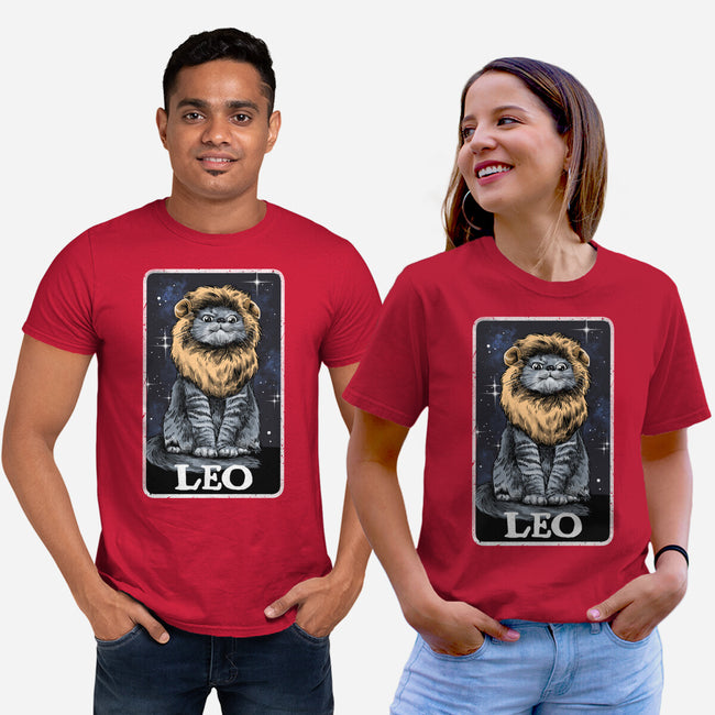 Leo Cat-Unisex-Basic-Tee-zascanauta