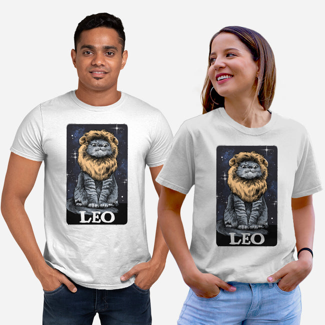 Leo Cat-Unisex-Basic-Tee-zascanauta