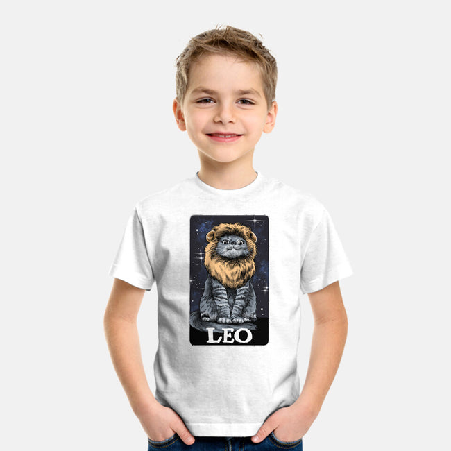 Leo Cat-Youth-Basic-Tee-zascanauta