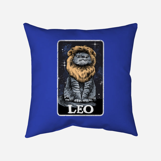 Leo Cat-None-Removable Cover w Insert-Throw Pillow-zascanauta