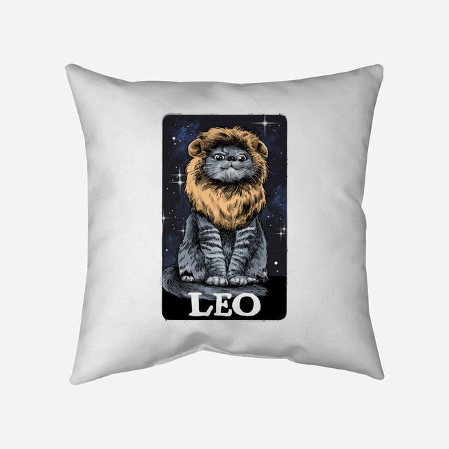 Leo Cat-None-Removable Cover w Insert-Throw Pillow-zascanauta
