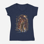 Starry Indy-Womens-V-Neck-Tee-zascanauta