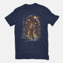 Starry Indy-Womens-Fitted-Tee-zascanauta