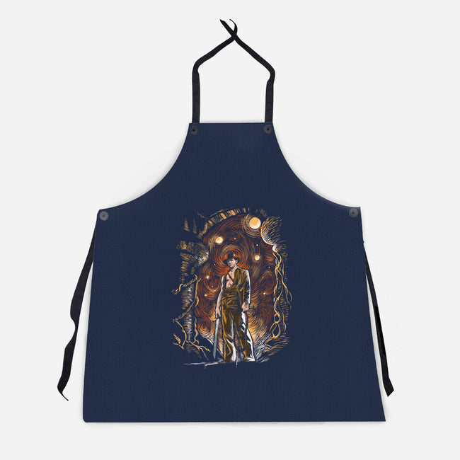 Starry Indy-Unisex-Kitchen-Apron-zascanauta