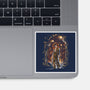 Starry Indy-None-Glossy-Sticker-zascanauta