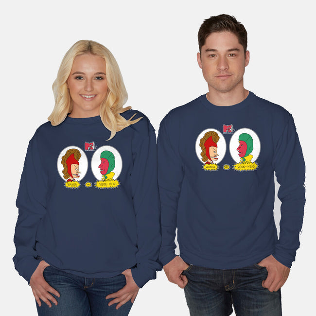 Sitcom Comic-Unisex-Crew Neck-Sweatshirt-demonigote